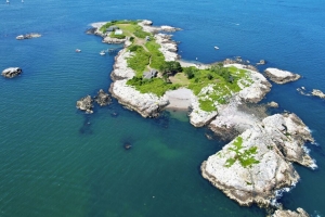 岛屿 大海 鸟瞰 4k壁纸 3840x2160