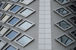 窗户 玻璃 立面 建筑 建筑 灰色 4k壁纸 3840x2160
