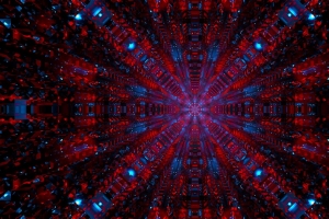 分形 隧道 透视 抽象 4k壁纸 3840x2160