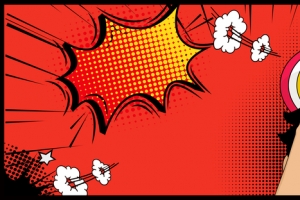 波普风格促销banner