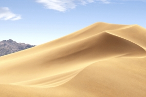 苹果macOS Mojave 莫哈韦沙漠 白天风景3440x1440壁纸