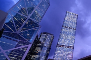 都市建筑俯视海报背景