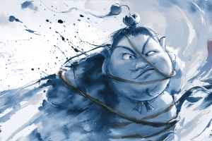 太乙真人 哪吒之魔童闹海 水墨海报 5K手机壁纸