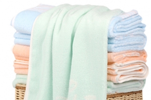 彩色竹纤维大毛巾婴儿浴巾