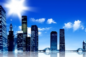 服务企业商务大气背景
