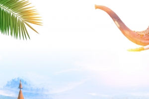 你好八月出游泰国背景素材