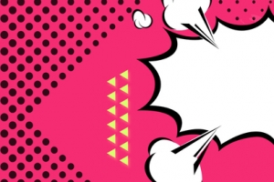黑色星期五时尚手绘波普风格banner