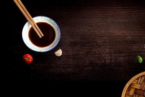 简约黑色质感小笼包banner