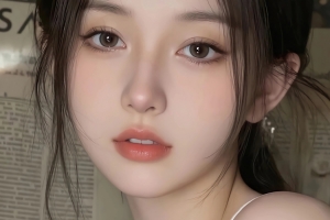 报纸墙可爱女孩4k手机壁纸竖屏