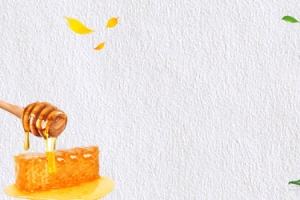 蜂蜜罐子美食纹理质感背景banner