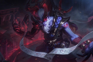 腥红之月 瑞兹 英雄联盟LOL 4k壁纸