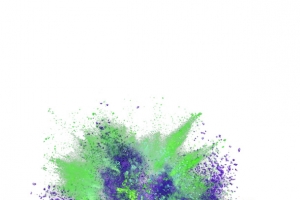 彩色爆炸粉尘PNG
