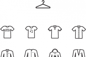 简单服装小图标