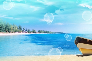夏季促销海报背景素材