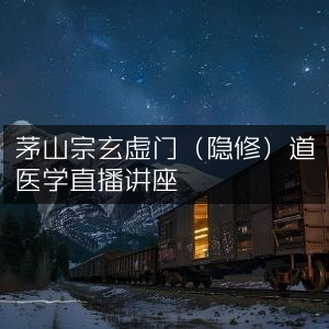 茅山宗玄虚门隐修道医学在线直播讲座