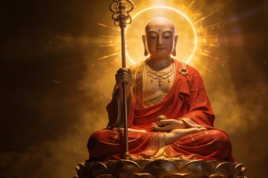 地藏菩萨4K高清壁纸3840x2160 平板笔记本便携设备全屏免费下载