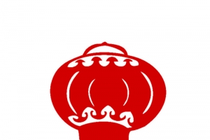红色卡通中国风灯笼新年春节元素PNG素材