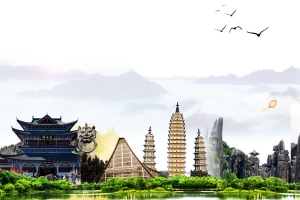 云南风景背景