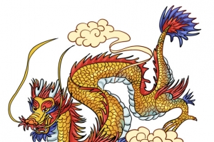 传统唯美中国神龙