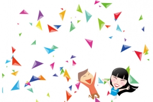 三角立体装饰图