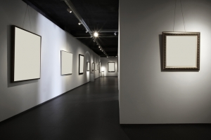 展示画展画廊展示背景素材