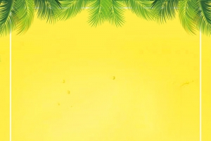 黄色小清新芒果汁PSD分层H5背景素材