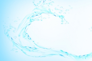 蓝色水珠背景banner