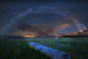 夜晚的星空背景