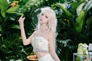 森林 精灵 美女 兽耳 平板壁纸