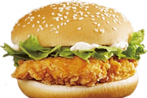 营养快餐芝士鸡排堡高清PNG透明免扣设计素材免费下载