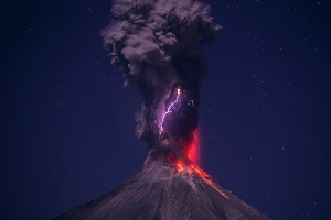 火山喷发背景