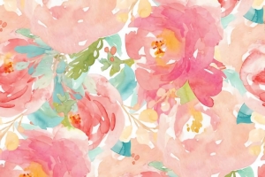 水墨水彩花朵
