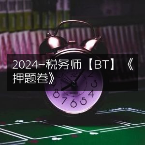 2024年税务师考试【BT】精准《押题卷》