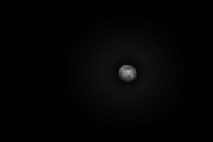 月亮 行星 黑色背景 天空 夜间 4k壁纸 3840x2160