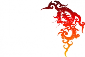 创意中国风龙纹边框元素