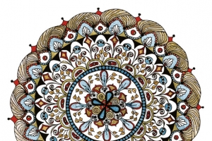 矢量民族风花纹