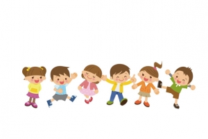 卡通招生幼儿园宣传单png