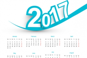 折纸2017日历