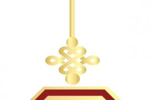 福禄寿喜古典花纹矢量图