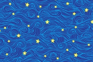 星星底纹背景素材