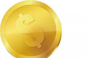 金融金币矢量的png