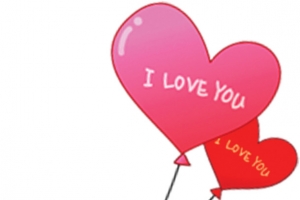 七夕情人节ILOVEYOU桃心