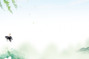 清明节中国风水墨banner
