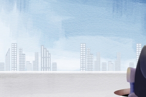 金融财经商务努力工作banner