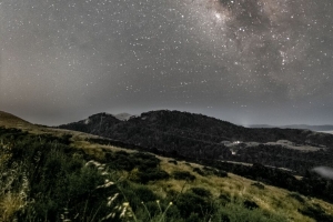 银河 星空 星星 夜晚 风景 4k壁纸 3840x2160
