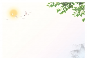 灰色淡雅水墨清明节背景素材