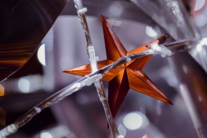 星星 花环 装饰 新年 圣诞 4k壁纸 3840x2160