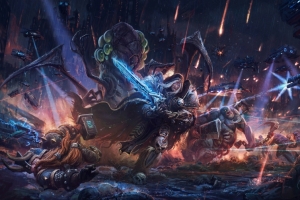 星际争霸 魔兽 阿尔萨斯 海盗 战斗 3440x1440壁纸