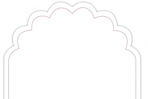 冬日红色雪花手绘卡通贺卡高清PNG透明设计素材免费下载