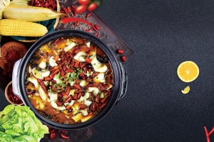 中华美食麻辣香锅火锅PSD分层